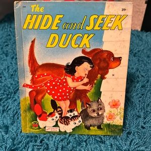 🎉2/$15🎉The Hide and Seek Duck, hardcover, 1952